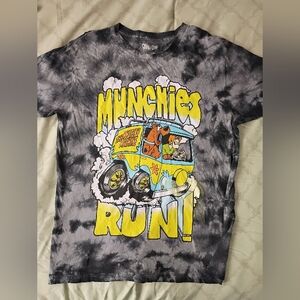 Scooby-Doo Tie-Dye Graphic T-Shirt Size Medium